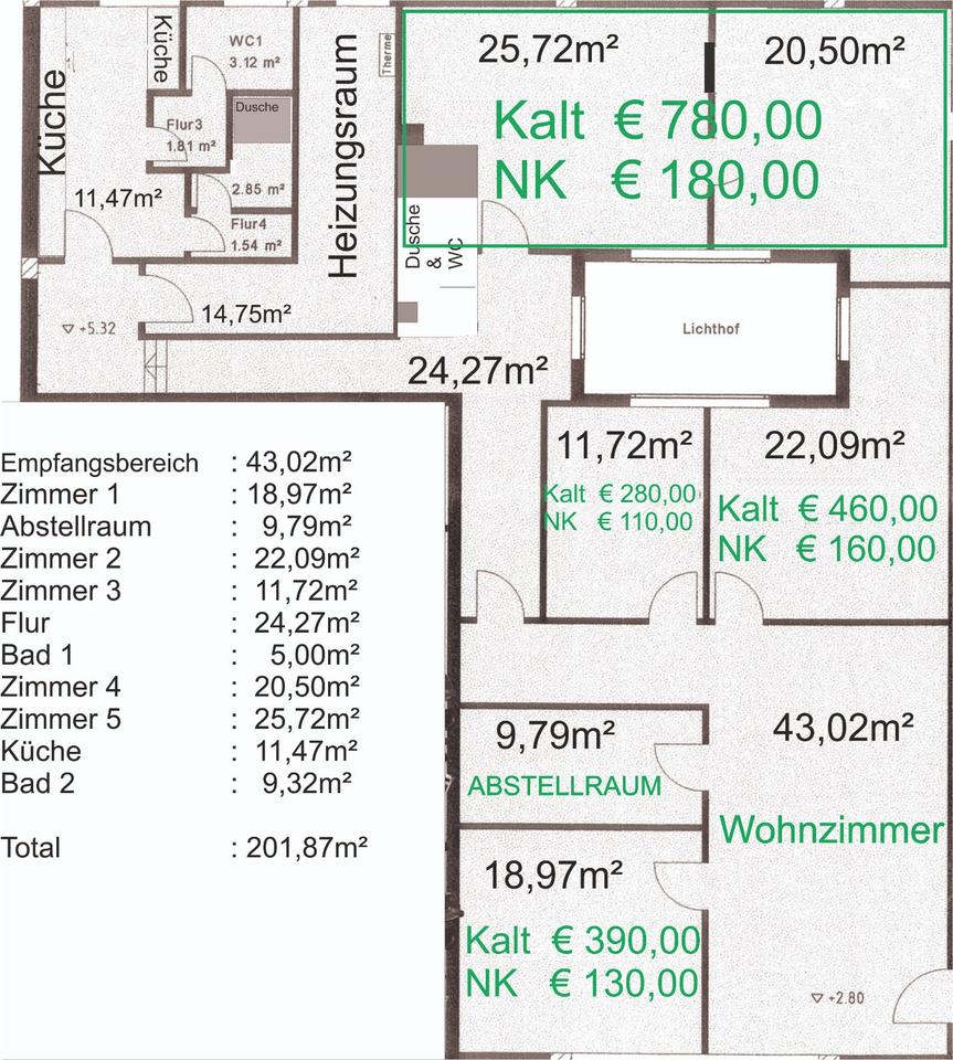 Thumbnail-Große Wohnung zur WG Gründung