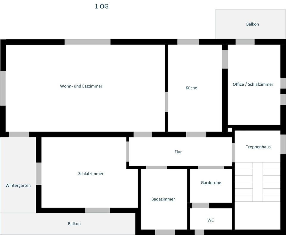 Thumbnail-Helle 80 m2 Wohnung mit Balkon in Bad Urach