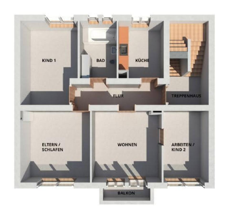 Thumbnail-modere Wohnung in Ballenstedt, Erstbezug nach Sanierung
