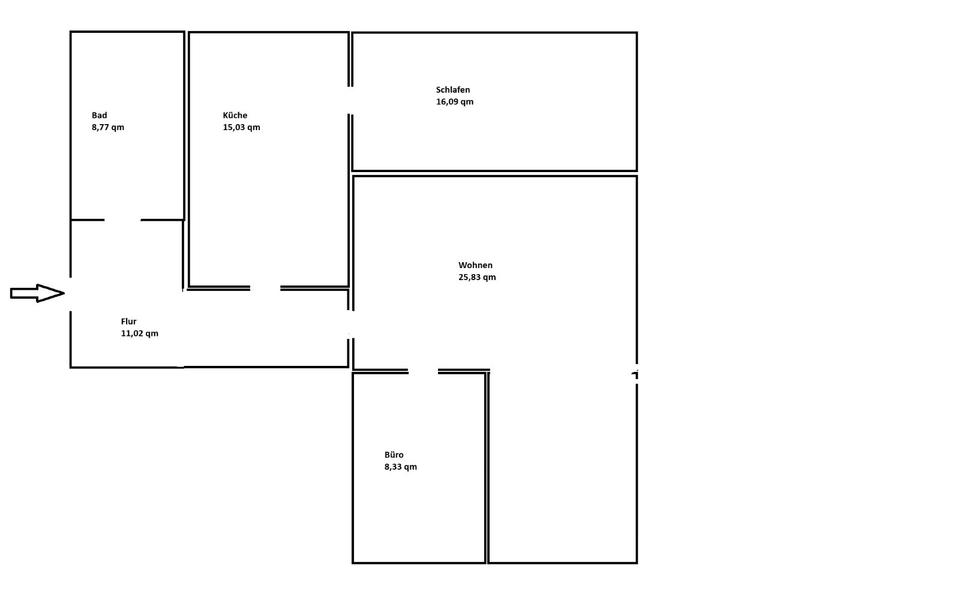 Thumbnail-Charmante 3-Zimmer-Wohnung im ersten Stock