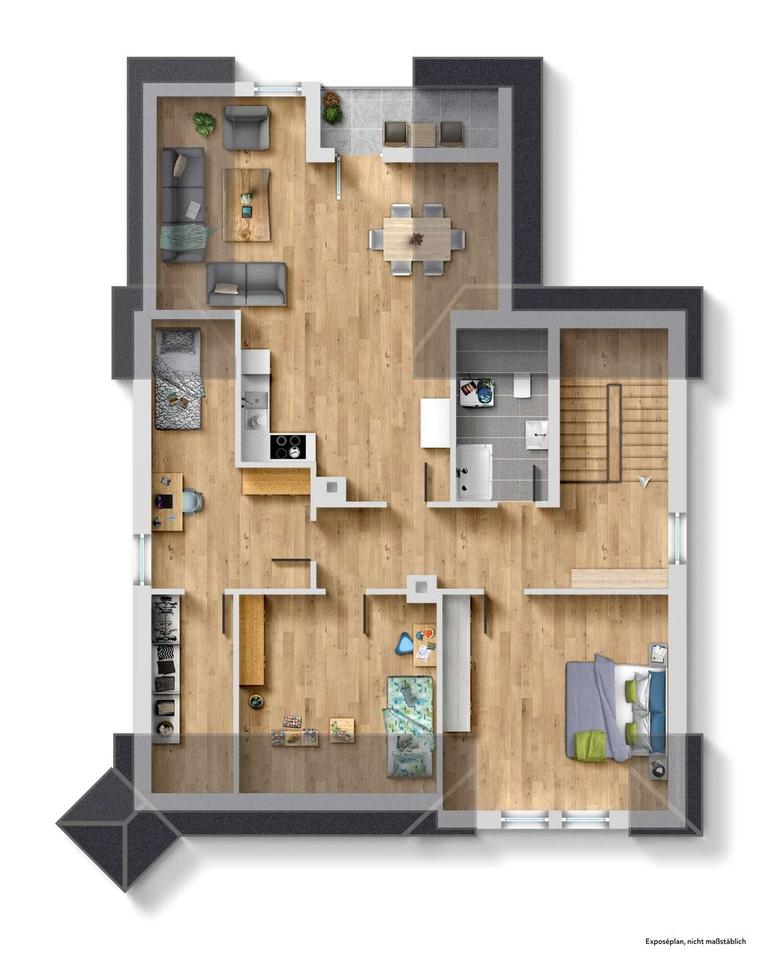 Thumbnail-Wohnung Dachgeschoss im historischen Speyerhaus – sanierter Altbau trifft auf modernen Wohnkomfort