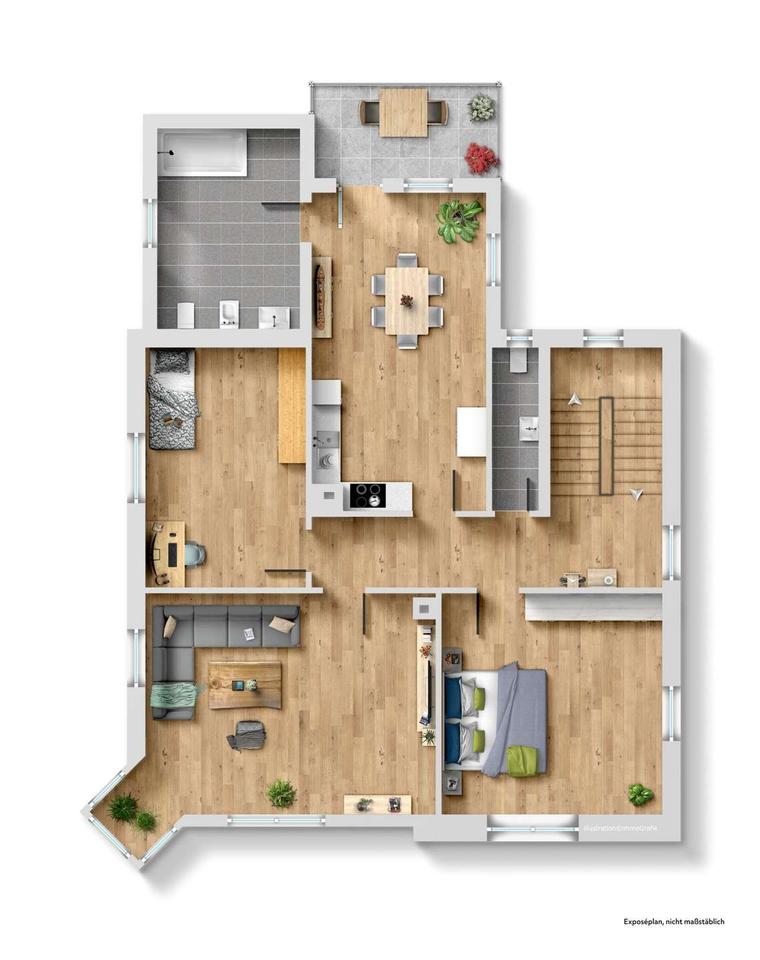 Thumbnail-Wohnung Obergeschoss im historischen Speyerhaus – sanierter Altbau trifft auf modernen Wohnkomfort