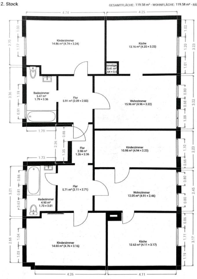 Thumbnail-6 Zimmer Wohnung