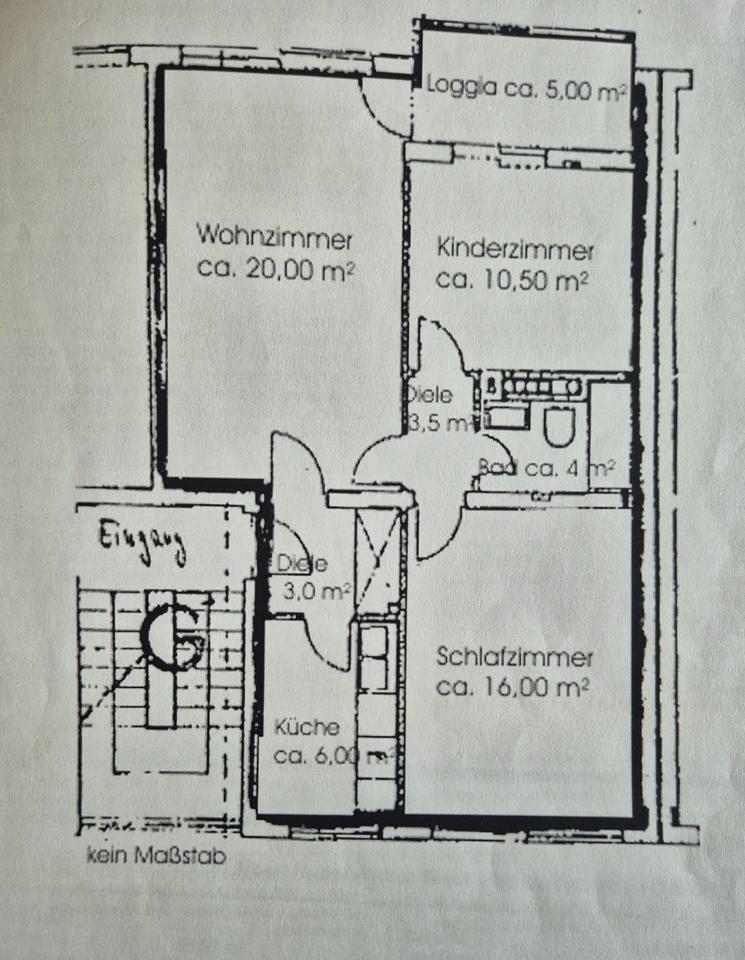 Thumbnail-3-Zi-Wohng West-Loggia ruhig München Nord Nähe BMW provisionsfrei