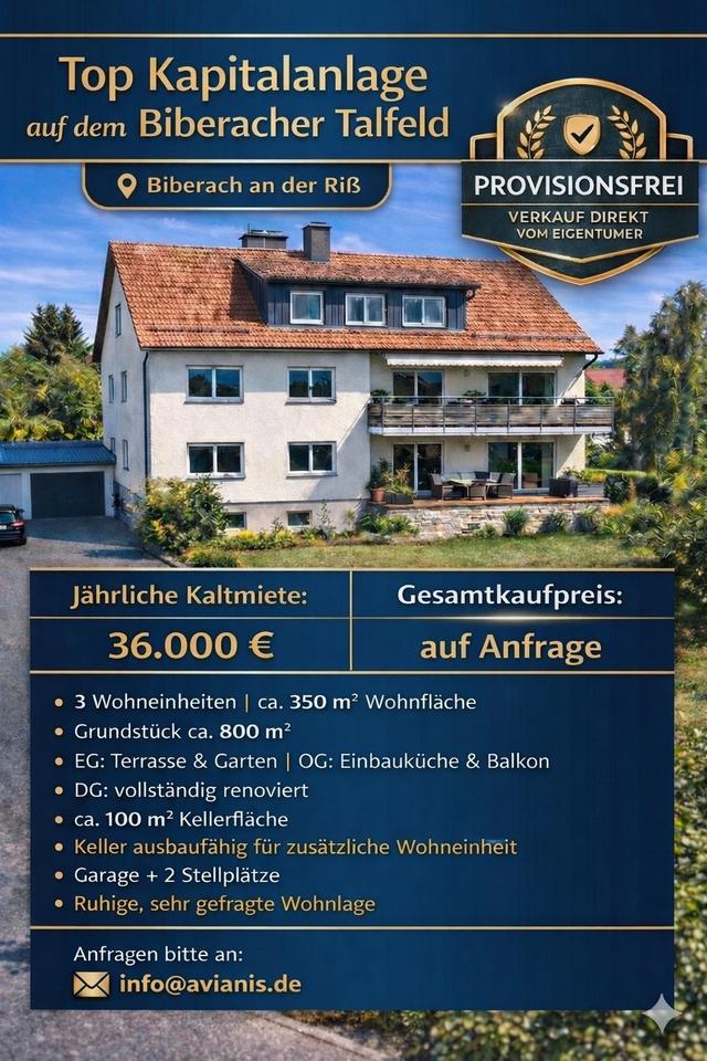 Thumbnail-Mehrfamilienhaus in Bestlage im Biberacher Talfeld
