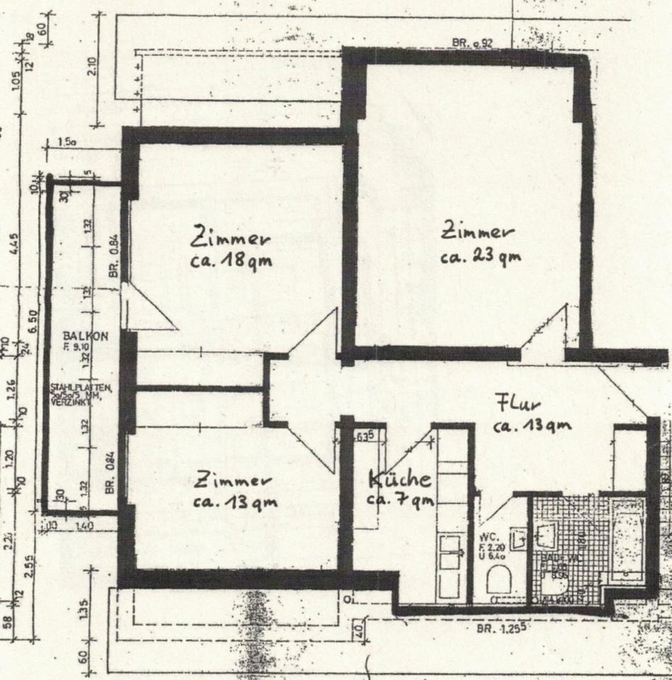 Thumbnail-3-Zimmer Wohnung (80 m²) in Bad Homburg
