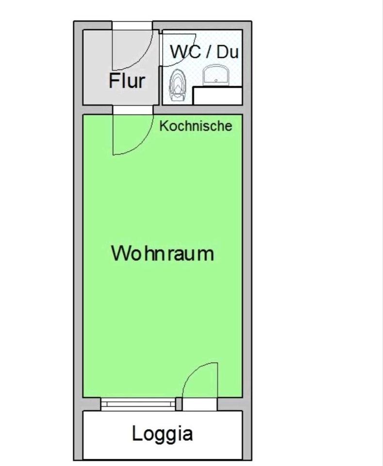 Thumbnail-1-Zimmer-Wohnung zur Nachmiete