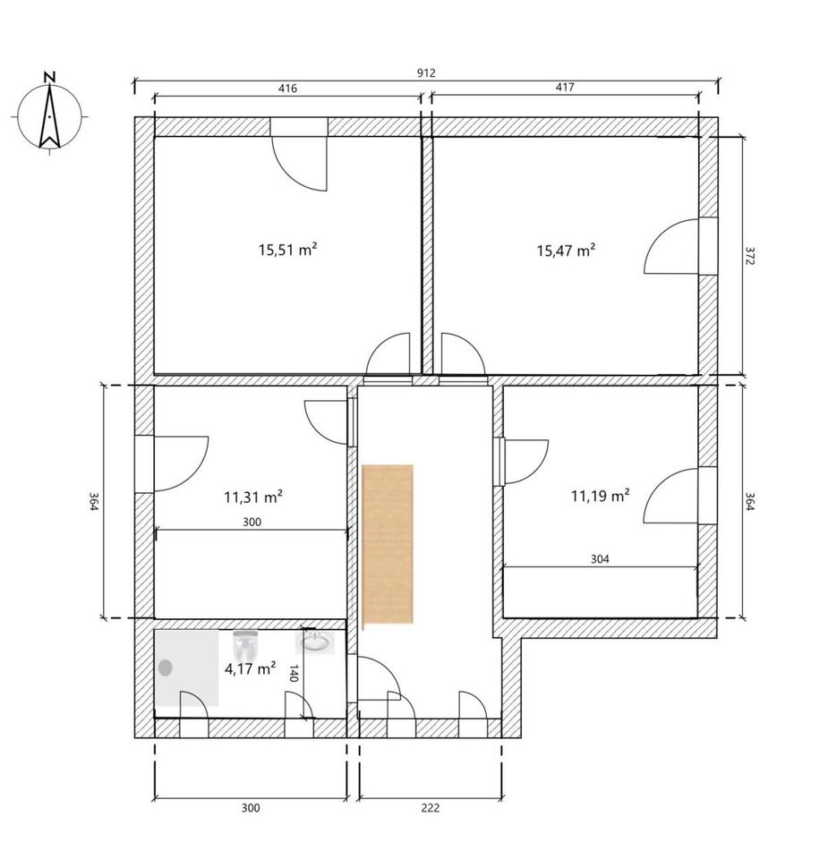 Thumbnail-Dachgeschosswohnung in Frielendorf 3ZKB