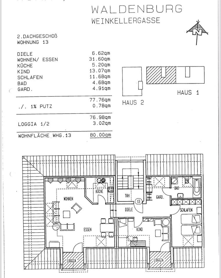 Thumbnail-3 Raum Wohnung in der Oberstadt von Waldenburg Stellplatz Zimmer