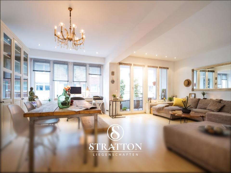 Thumbnail-Hochwertig möbliertes Apartment mit Balkon in Unterbilk