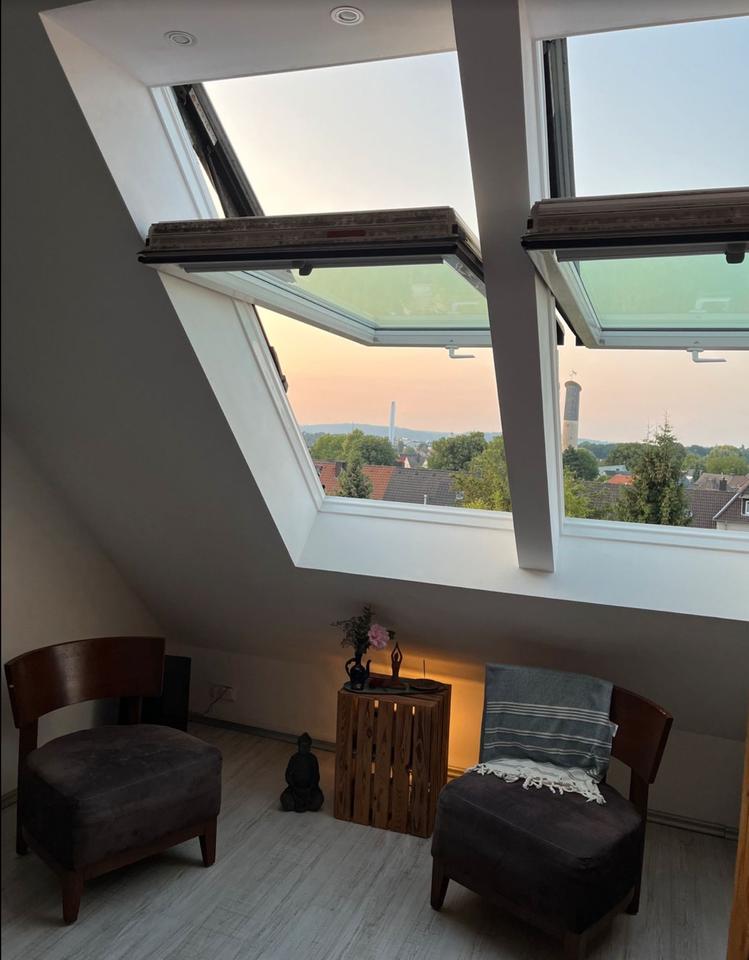 Thumbnail-Große Maisonette-Wohnung mit Balkon, Kamin & Galerie