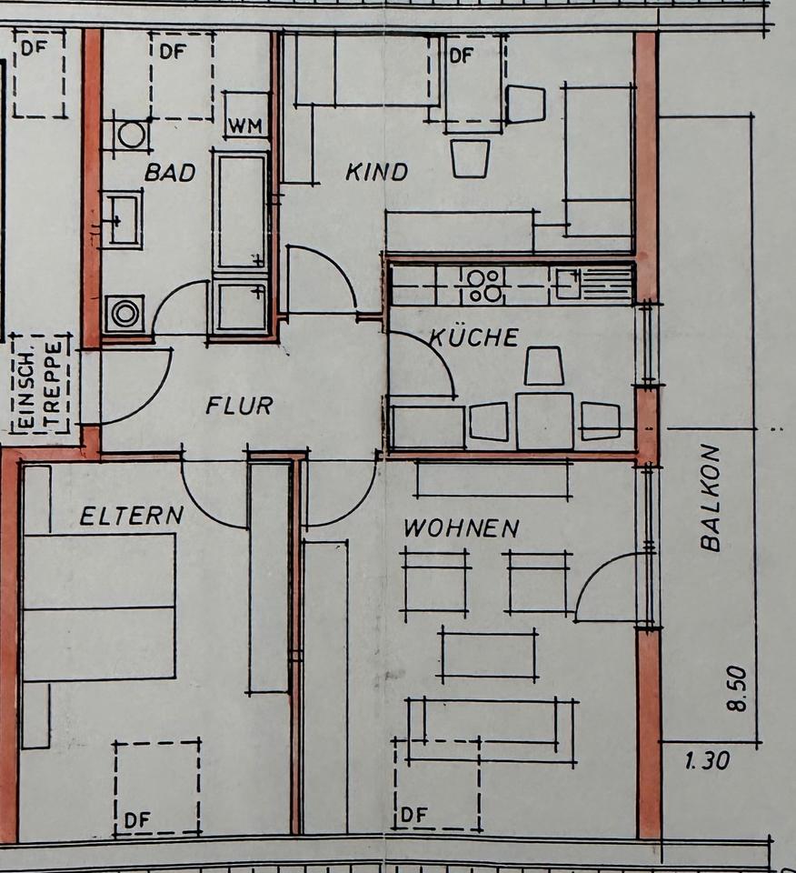 Thumbnail-Helle 3-Zimmer-Wohnung mit Balkon im 2. OG in Münsingen