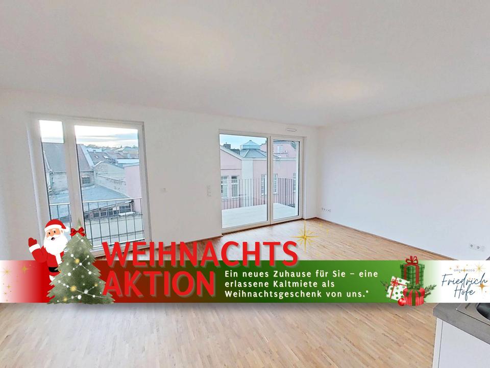 Thumbnail-Perfekt für Singles: 1-Zimmer-Apartment mit BALKON und EBK im Neubauquartier 