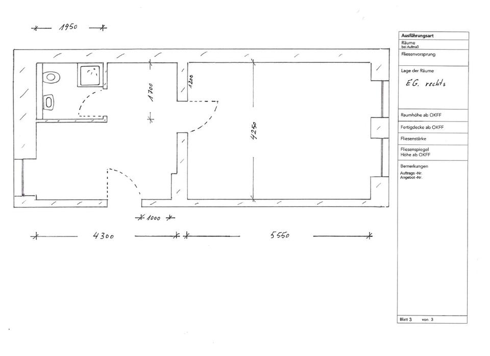 Thumbnail-Kleine bezugsfertige Erdgeschosswohnung in Pößneck zu vermieten.