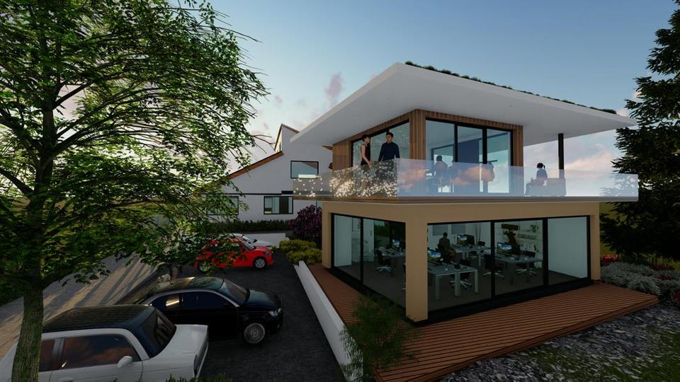 Thumbnail-Holzius Tiny House – exklusives Holzhaus mit Dachterrasse