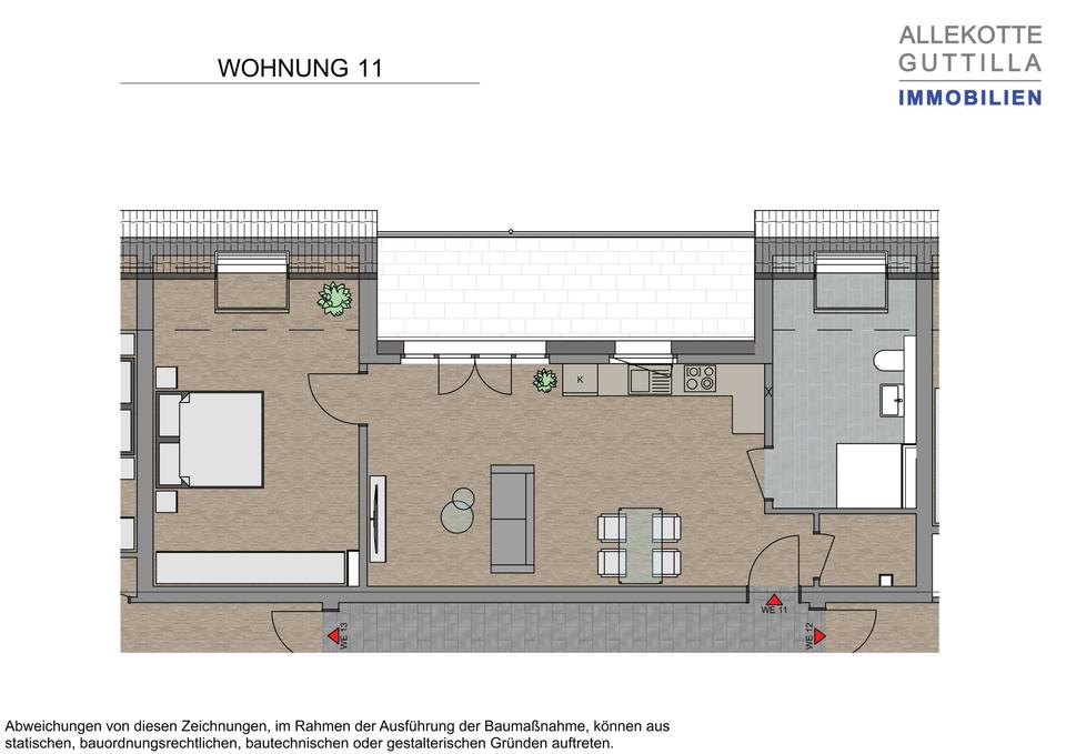 Thumbnail-Exkusive 2 Zimmer Dachgeschoss-Wohnung zur Miete-Erstbezug