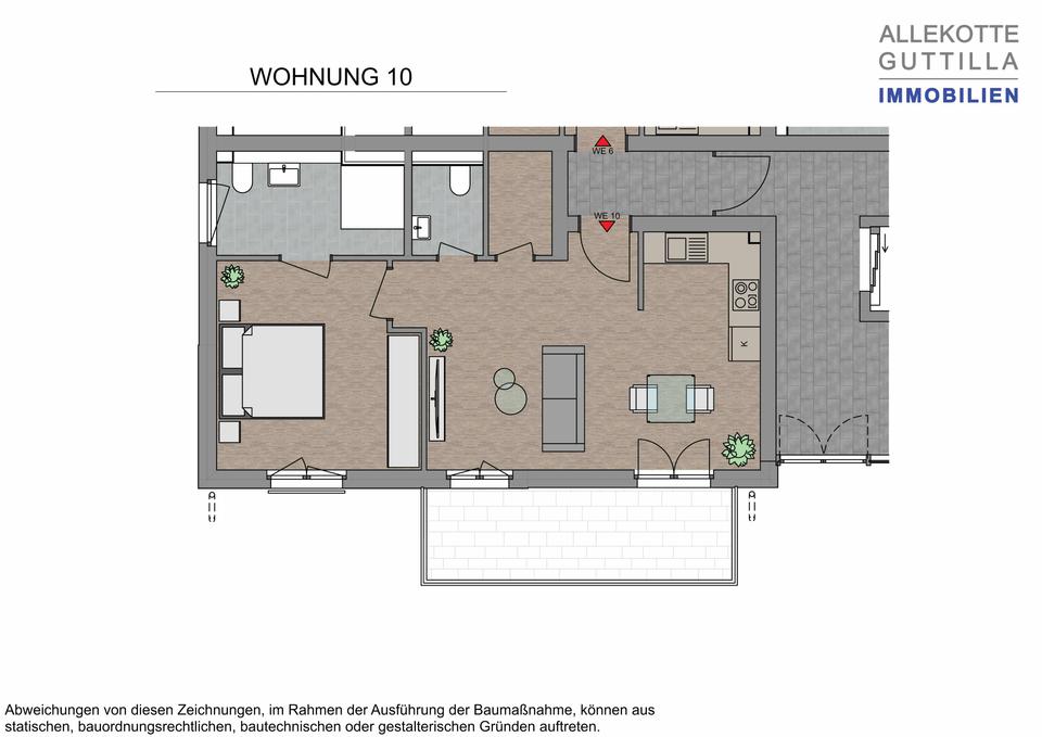 Thumbnail-Exkusive 2 Zimmer Etagen-Wohnung zur Miete-Erstbezug