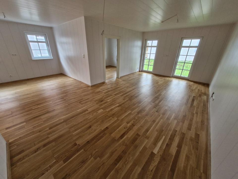 Thumbnail-2 Zimmer Erdgeschosswohnung in Ranstadt mit Gartenteil und in ökologischer Holzbauweise