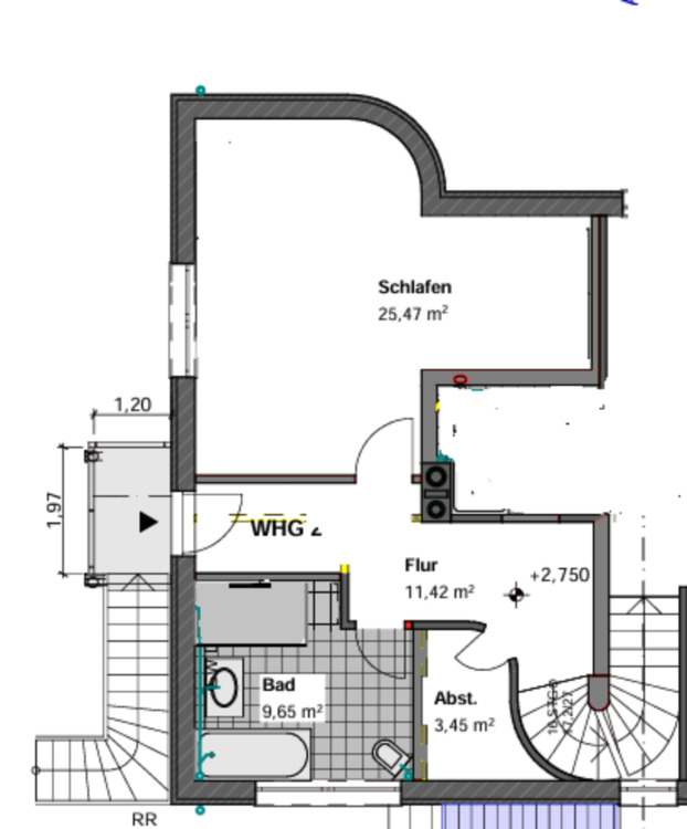 Thumbnail-Soest: Großzügige 3-Zimmer-Wohnung mit moderner Einbauküche & Bal