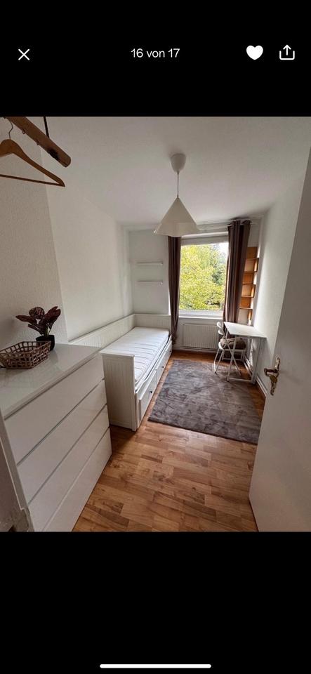 Thumbnail-Süßes gemütliches 7,5 m2 WG Zimmer am Eilbekerkanal ab 01.06.