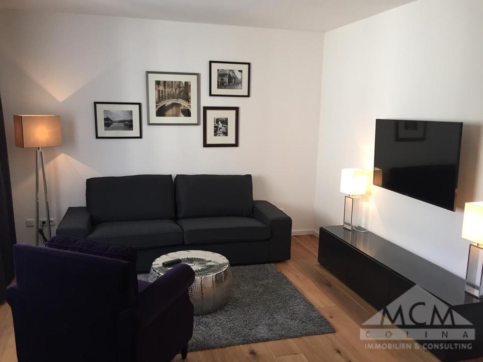 Thumbnail-Schöne und moderne voll möblierte 2-Zimmer-Wohnung mit Balkon in guter Lage von Frankfurt-Ginnheim