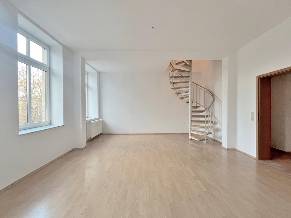 Thumbnail-Günderzeit-Maisonettewohnung mit Parkblick und 2 Südbalkonen