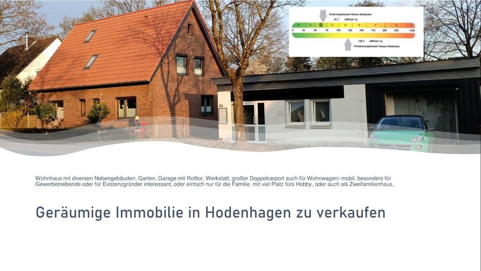 Thumbnail-Geräumige Immobilie in Hodenhagen zu verkaufen