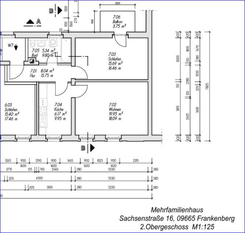 Thumbnail-2-Raum-Wohnung mit Balkon