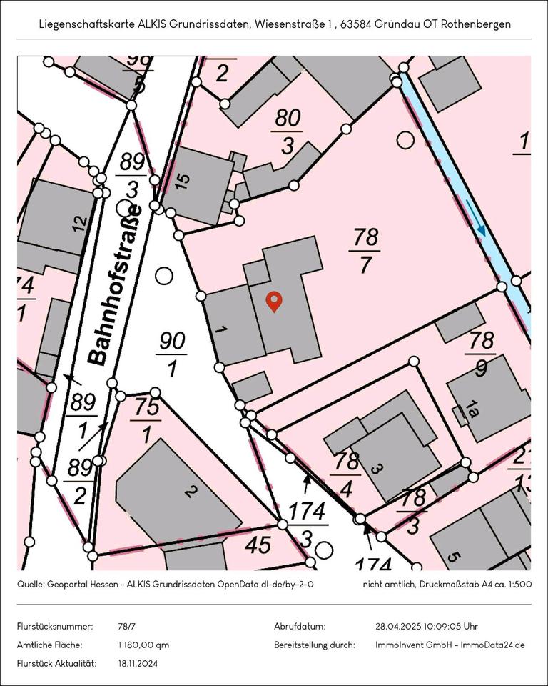 Thumbnail-Haus mit Grundstück 1180 qm in Gründau Rothenbergen