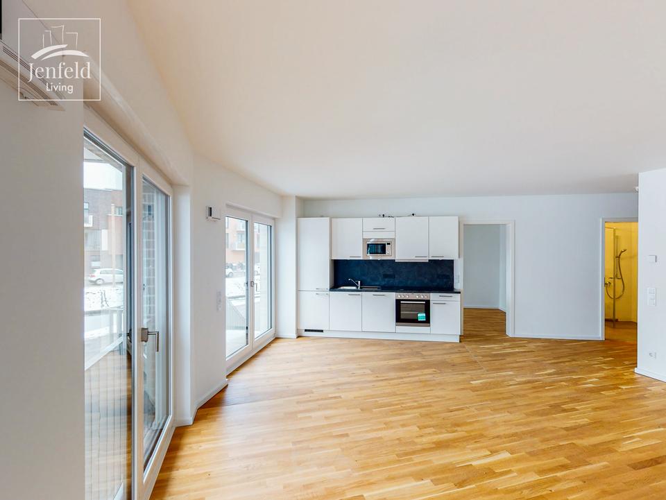 Thumbnail-Wohnen in Hamburg-Jenfeld! 2-Zimmer Neubauwohnung mit Echtholzparkett