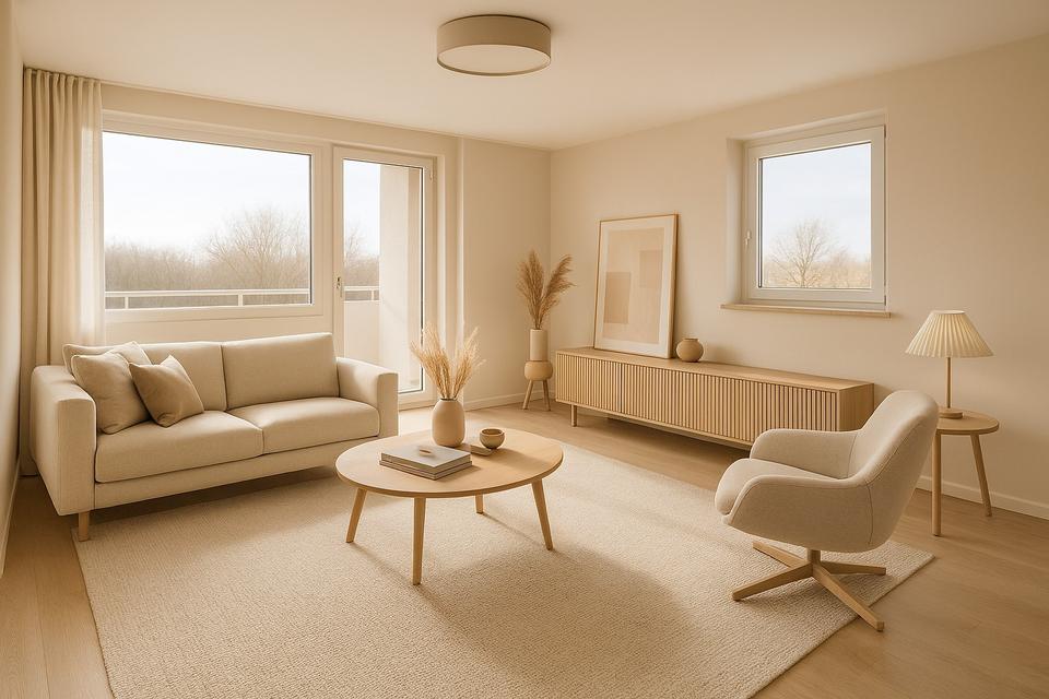 Thumbnail-Tolle Aussicht in gepflegtem Hochhaus - helle 3-Zimmer-Wohnung