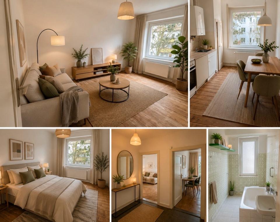 Thumbnail-3 Zimmer Wohnung mit Gartenmitbenutzung 66qm