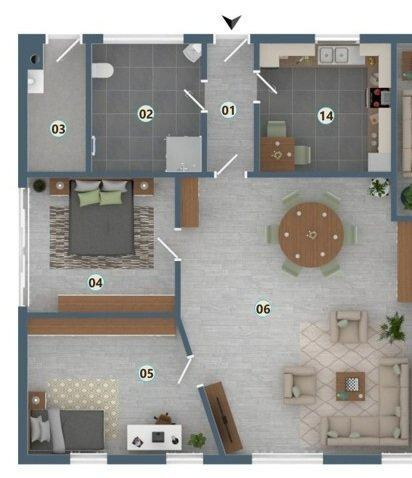 Thumbnail-3 Zimmer-Wohnung in Engter