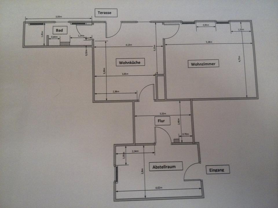 Thumbnail-Charmante Einliegerwohnung, 1 12 Zimmer mit kleiner Terasse