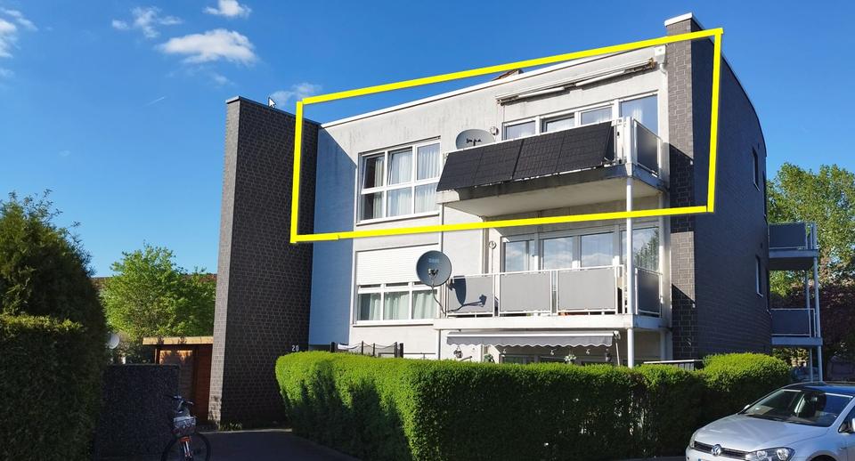 Thumbnail-Gepflegte 3-Zimmer-Wohnung mit Balkon in Leverkusen Rheindorf Süd