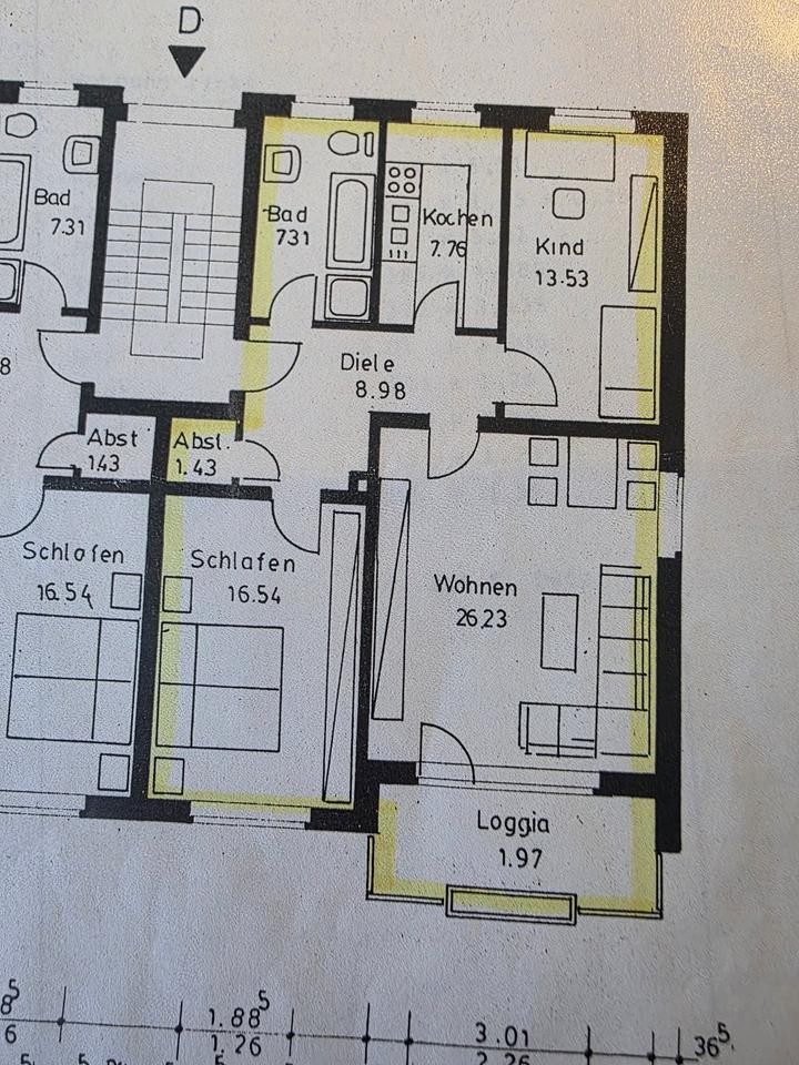 Thumbnail-3 Zimmer Wohnung mit Balkon