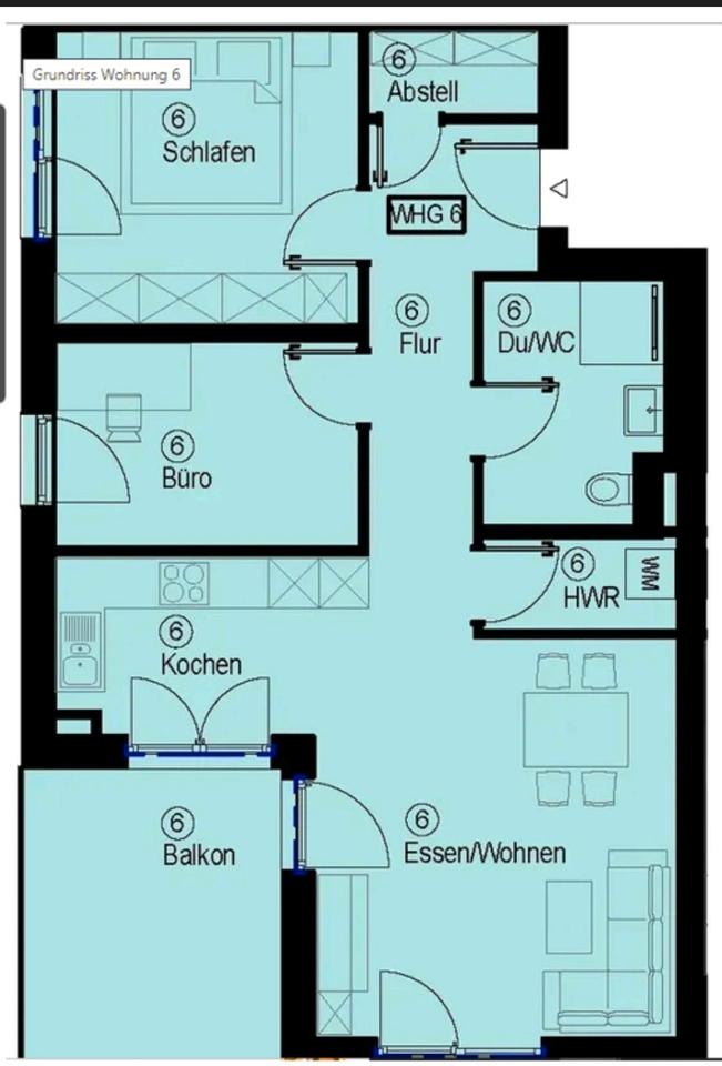 Thumbnail-3-Zimmer-Wohnung in 87497 Wertach