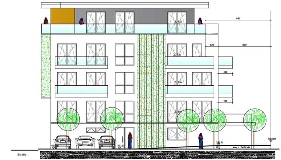 Thumbnail-Neubau 2-Zimmer Wohnung mit Balkon in Münchberg | 80m²