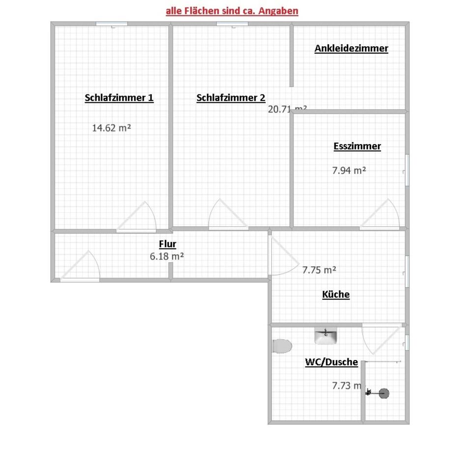 Thumbnail-Schöne helle 2ZKB Wohnung mit 60 m² in Simmern-Zentrum