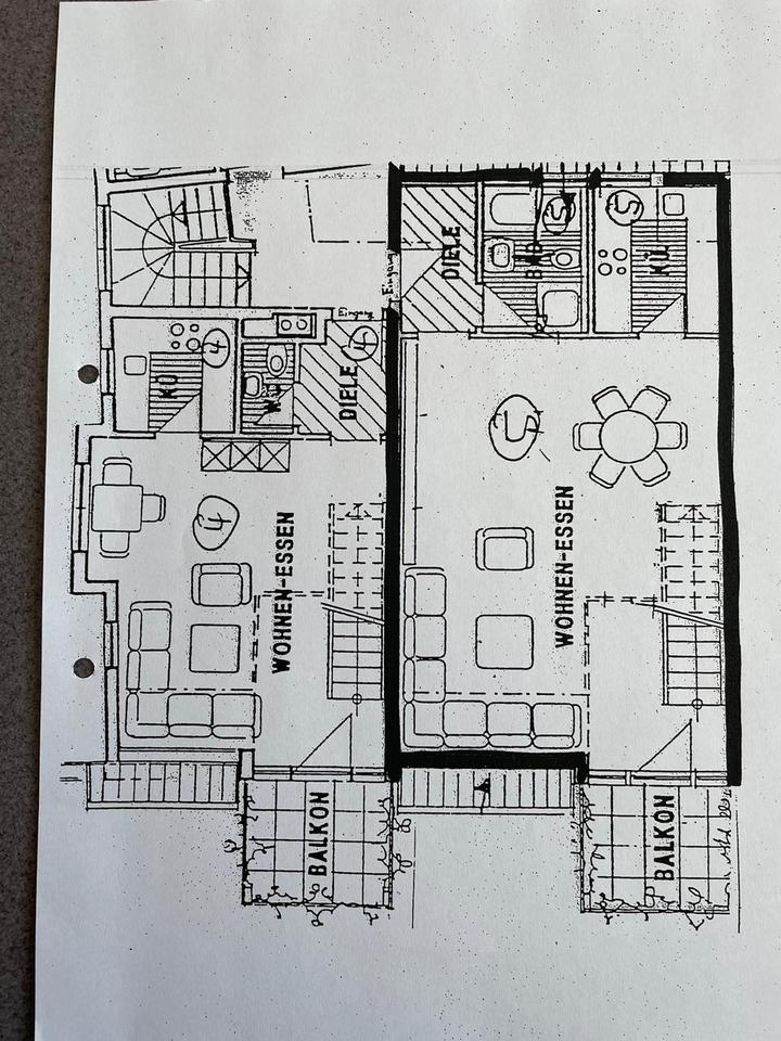Thumbnail-2-Zimmer Maisonnette Wohnung in 71636 Ludwigsburg Pflugfelden