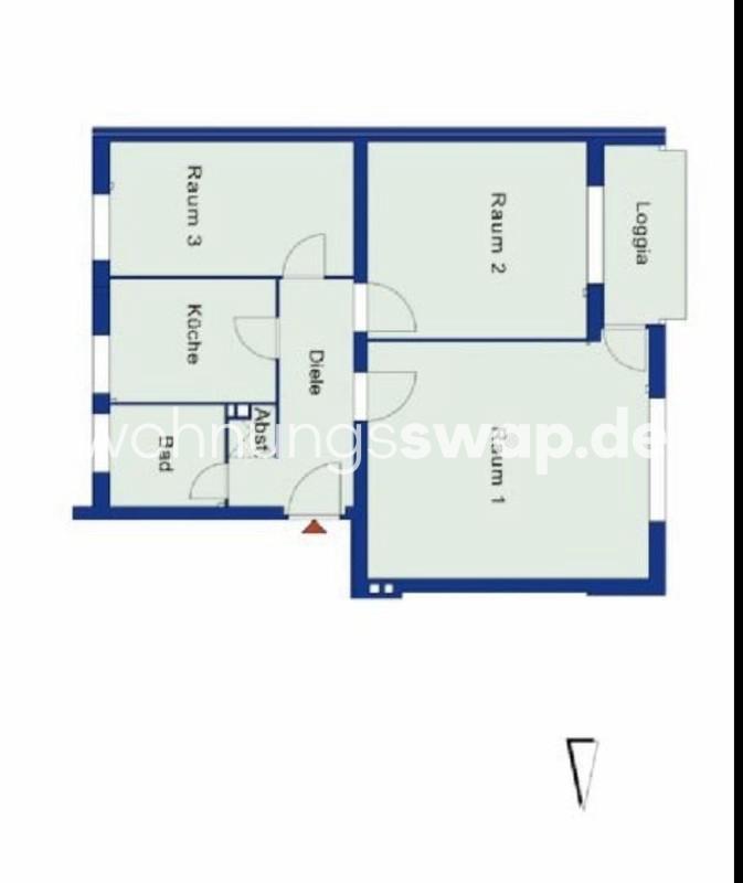 Thumbnail-Wohnungsswap - 3 Zimmer, 70 m² - Rübezahlstraße, Neukölln, Berlin