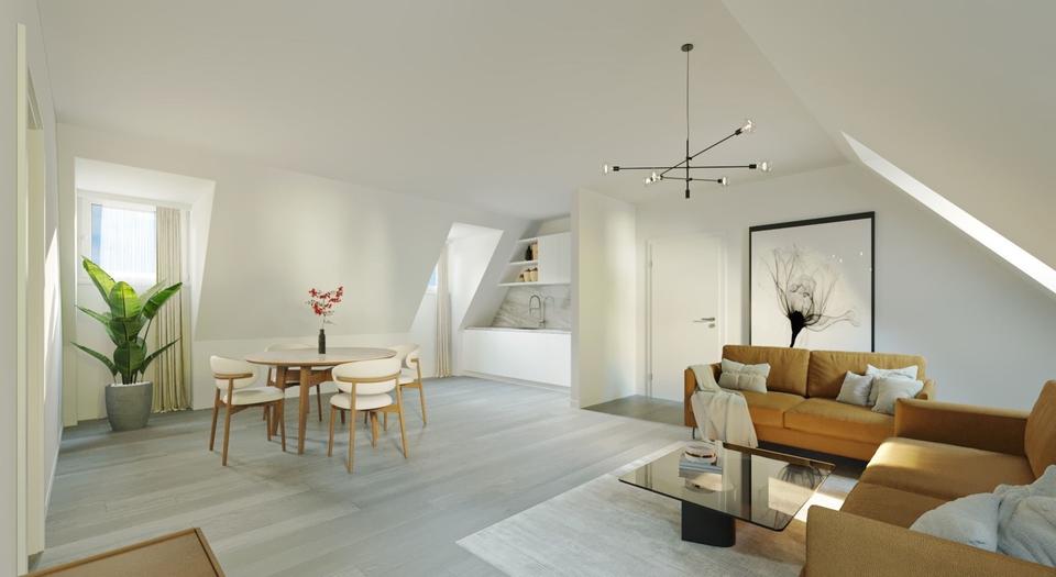 Thumbnail-Erstbezug im KfW-Effizienzhaus: Moderne Dachgeschosswohnung