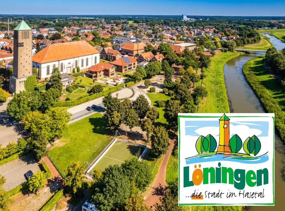 Thumbnail-zent. 90qm Mietwohnung Löningen zw. REWE & Marktpl. EG 2ZKB Küche