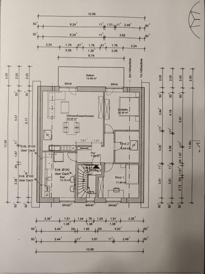 Thumbnail-85 m² vom Feinsten! 4-Zimmer-Obergeschosswohnung mit Balkon