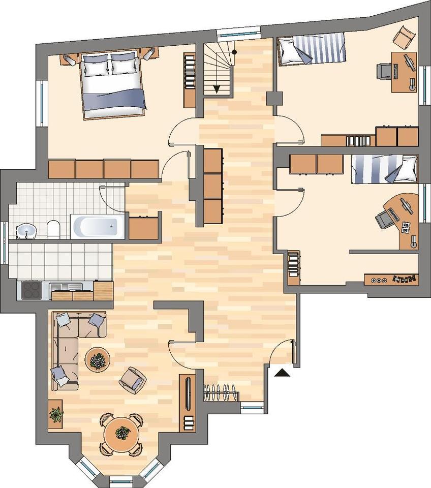 Thumbnail-Demnächst frei! 4-Zimmer-Wohnung in Dortmund Derne