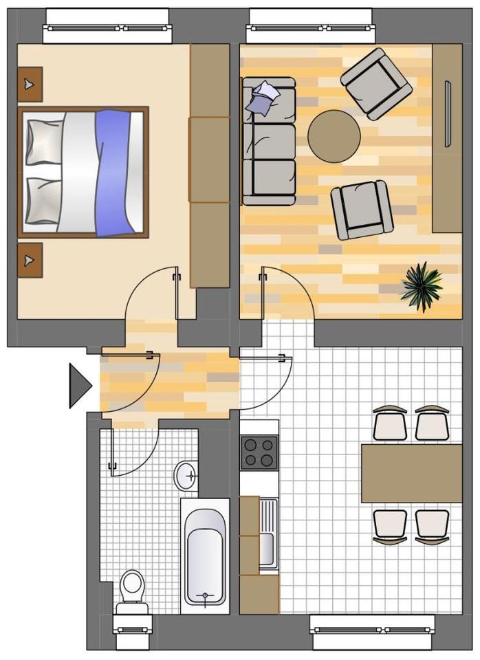 Thumbnail-2-Zimmer-Wohnung in Dortmund Körne