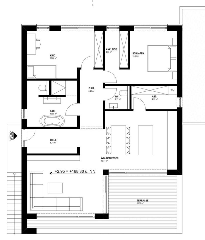Thumbnail-Neubau mit Dachterrasse - Erstbezug
