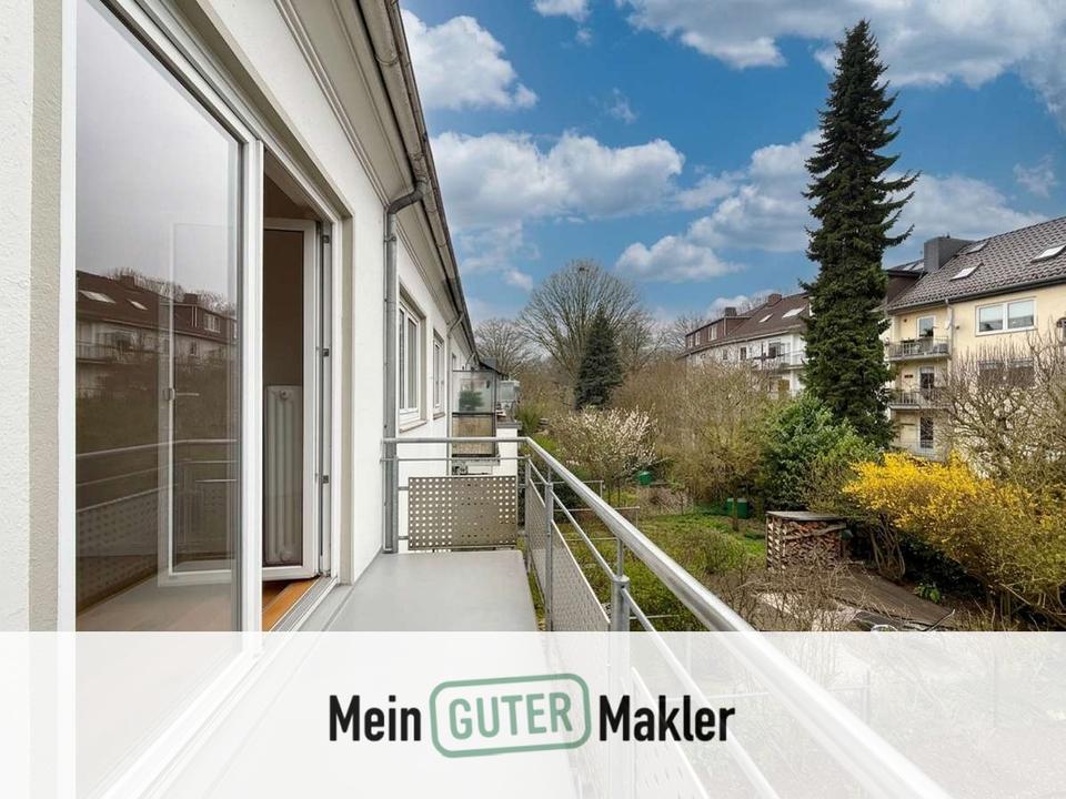 Thumbnail-Hochwertig renovierte 2-Zimmer-Wohnung mit Balkon nahe Weser in Toplage am Stadtwerder