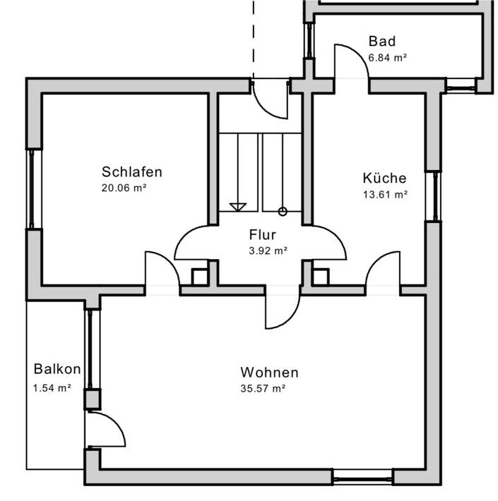 Thumbnail-Frisch Renovierte schöne Helle 2 Zimmer-Wohnung mit Balkon