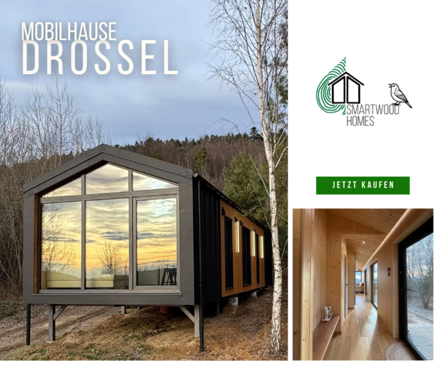 Thumbnail-Modulhaus DROSSEL 44.5m2 Fertighhause, Modulbau, TinyHouse